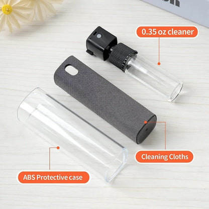 2 in 1 Microfiber Screen Cleaner + Spray Bottle