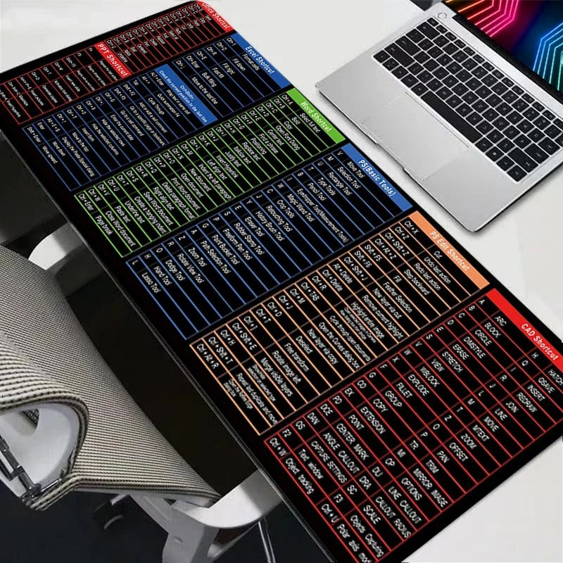 Excel Shortcut Mousepad